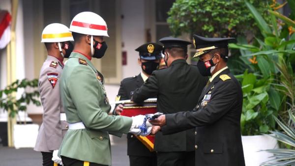 Kolonel Putu Sucahyadi Kolonel Pnb Putu Sucahyadi ditunjuk sebagai komandan Upacara Detik-Detik Proklamasi Kemerdekaan RI di Istana Merdeka, Jakarta, Selasa (17/8/2021). (Foto: Setpres).