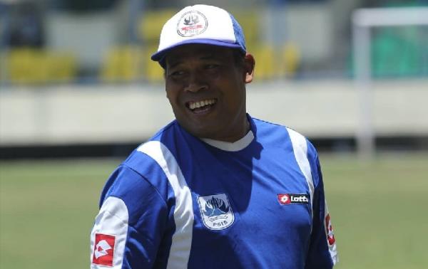 Mantan Legenda PSIS Semarang Tugiyo saat berada di Stadioan Citarum Semarang tahun 2019. Tugiyo merupakan pahlawan PSIS Semarang musim 1999/2020 (foto: Instagram/ExplorePSIS)