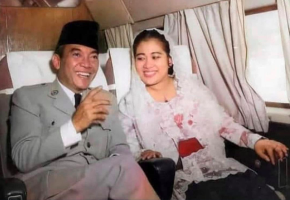 Fatmawati dan Presiden Soekarno dikenals sebagai pasangan fenomenal. (Foto: Instagram)