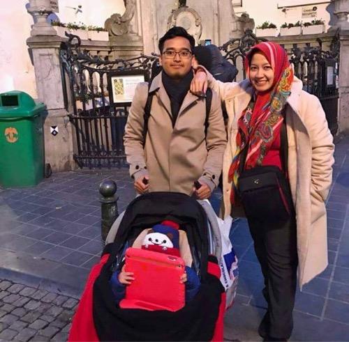 Maissy bersama suami dan anaknya. (Foto: IG)