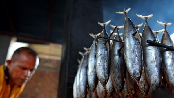 Stok di Pelelang dan Pasar Berkurang, Produksi Ikan Asap Gorontalo