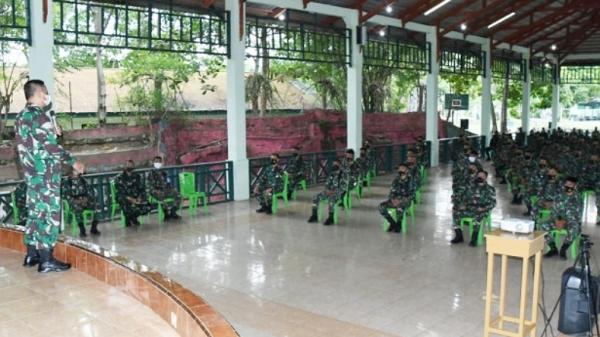 Prajurit Yonif 713 Satya Tama Bersiap Latihan Uji Tempur Tingkat Peleton