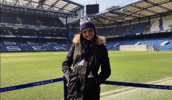 Mikha Tambayong Chelsea Mikha Tambayong fans berat Chelsea (foto: Instagram/miktambayong)