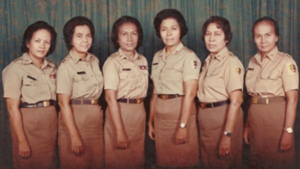 Sejarah Polwan-1 Enam perempuan Bukittinggi, Sumbar yang menjadi cikal bakal lahirnya Polisi Wanita (Polwan) di Indonesia (Foto/Museumpolri)