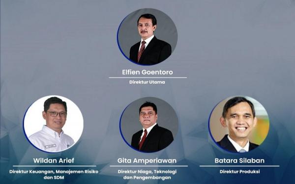 Tiga direktur PTDI yang baru. (Foto: Istimewa/PTDI)