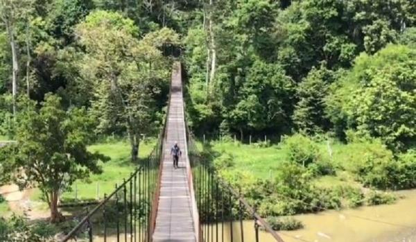Ekowisata Tangkahan termasuk di kawasan Taman Nasional Gunung Leuser yang terkenal dengan julukan sebagai The Hidden Paradise of Sumatera Utara.(foto: Instagram/@eko_wahyu_di`s)