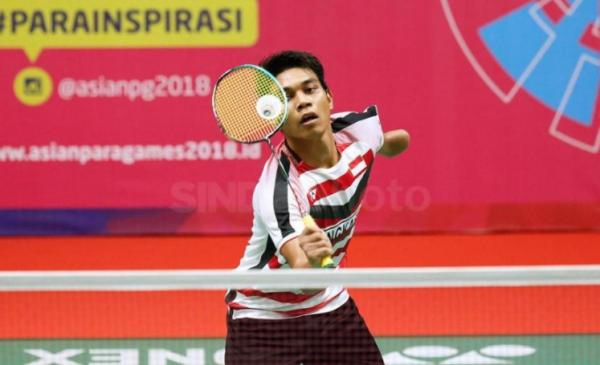 Suryo Nugroho Suryo Nugorho ke semifinal bulu tangkis nomor SU5 Paralimpiade Tokyo 2020, Jumat (3/9/2021) siang WIB. Dia mengikuti jejak Dheva Anrimusthi. (Foto: Sindonews)