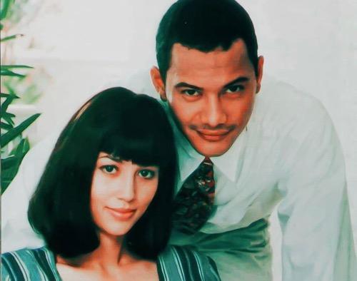 Adjie Masaid di masa hidupnya bersama aktris Meriam Belina.