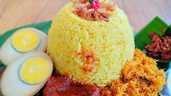 Nasi kuning Banjar. (Foto: Instagram).