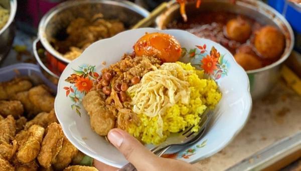 Nasi kuning pekalangan (Foto: Instagram/mimolette_1106)