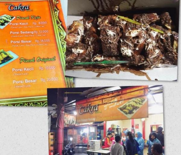 Piscok Cakra merupakan salah satu tempat makan di Pelabuhan Ratu, Sukabumi  yang banyak diburu warga. (Foto: Instagram)