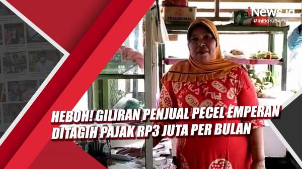 Video Heboh Penjual Pecel Emperan Ditagih Pajak Rp3 Juta Per Bulan