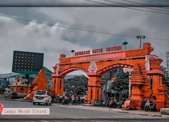 Kampung Batik Trusmi di Kota Cirebon. (Foto: ist)