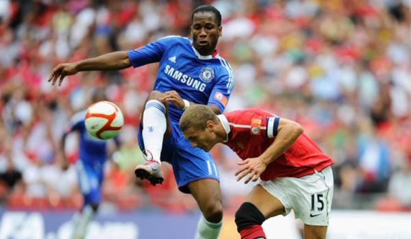 Nemanja Vidic Drogba Bek legendaris Manchester United (MU) Nemanja Vidic sebut satu striker paling jenius. Ini dia sosoknya. (Foto: Metro)