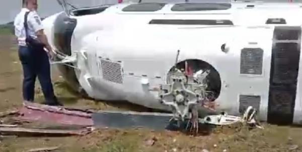 Pilot dan captainnya selamat dan hanya menderita luka ringan. (Foto: Istimewa)