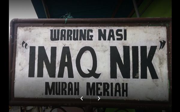 Tempat Makan di Gunungsari NTB, Warung Nasi Inak Nik