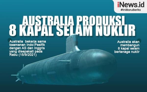 Infografis Australia Bikin 8 Kapal Selam Nuklir