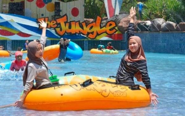 The Jungle Land Waterpark Bogor salah satu tempat wisata di Rancamaya Bogor dan sekitarnya yang paling favorit.. (Foto: Instagram)