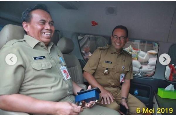 Kenangan Anies dan Sekda Seafullah (Foto: IG Anies Baswedan)