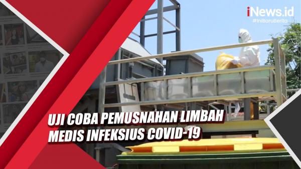 Video Dinas Lingkungan Hidup Jakbar Uji Coba Pemusnahan Limbah Medis Infeksius Covid-19