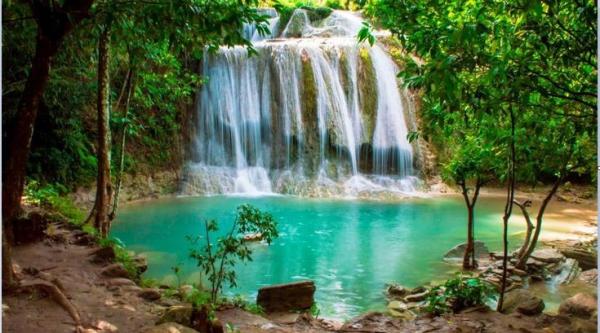 Suasana Jurang Pulosari di Sendangsari Bantul. Di sini ada air terjun yang menawan. (Foto : bantulkab.go.id)