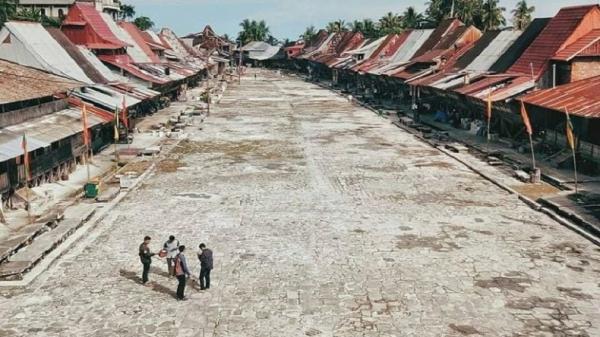 Desa bowamatalou Desa Adat Bowamatalou di Nias Selatan. (Foto: Instagram/lingkarsumut)