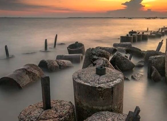 Pantai Banua Putra salah satu tempat wisata di Balikpapan. (Foto: Instagram)