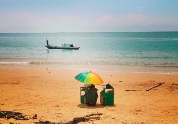 Pantai Monpera di Balikpapan salah satu tempaat favorit berwisata. (Foto: Instagram)