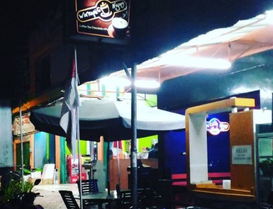 Tempat Nongkrong di Banjarnegara yang sering dikunjungi yakni Warkope Nyong. (Foto: Instagram)