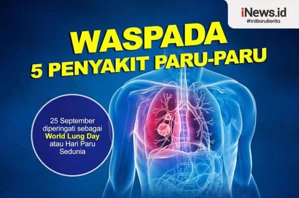 Infografis 5 Penyakit Berbahaya Menyerang Paru-Paru