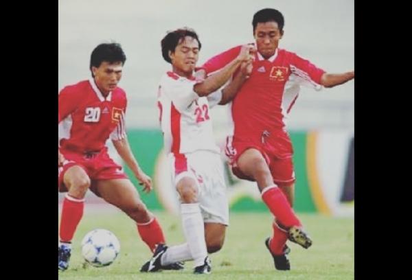 Gendut Doni Christiawan di Piala AFF 2000. (Foto: Instagram @Garuda_memori).