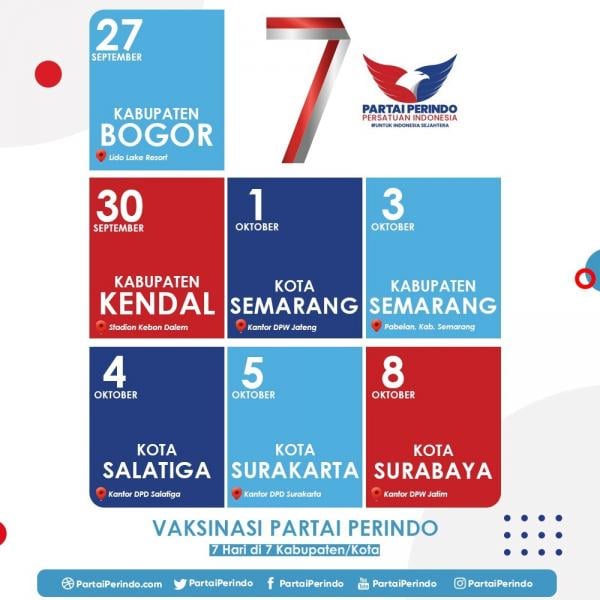 Vaksinasi Partai Perindo