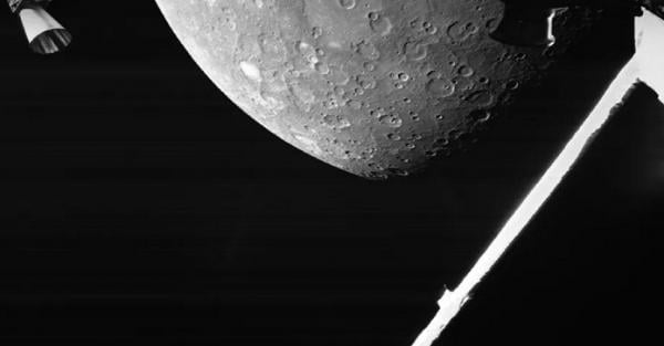 Euro-Japan Mission to Mercury Sends Back Photo of Planet’s Crater Surface