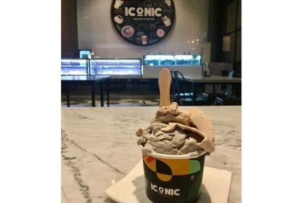 Iconi Gelato Iconic Gelato & Bistro yang terletak di Jalan Magelang Km 5.8, Sleman, Jogja. (Foto : Instagram)