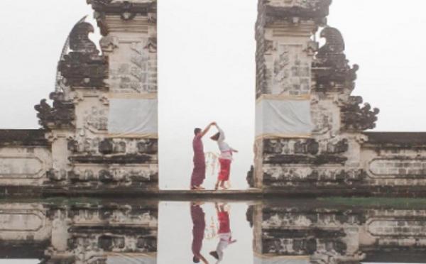  Pura Lempuyang Bali. (Foto: @dwi3788)