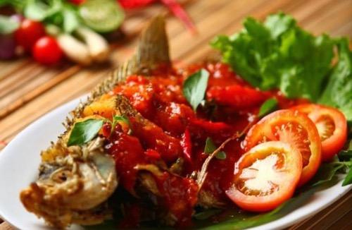 Salah satu menu di Kampoeng Bamboe di Bandar Lampung. (Foto: IG Kampoeng Bamboe)