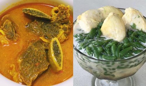 Menu Lempah dan Es Cendol Durian di Resto Anggrek. (Foto: IG)