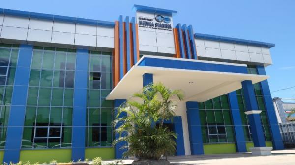 RS Medika Stannia, tempat vaksin di Bangka Belitung. (Foto:ist)