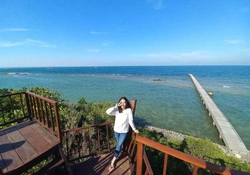 Tempat wisata di Jepara salah satunya Pantai Pulau Panjang. (Foto: IG elisabeth_fera_sitanggang).