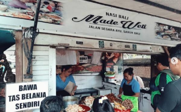 Warung Nasi Bali Men Weti Bali. (Foto: @nydia_widya)
