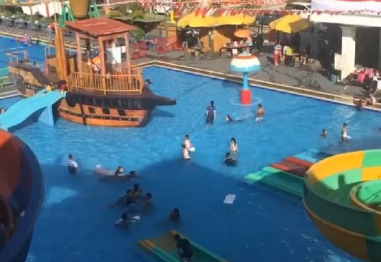 kolam renang padang sumbar Arau Mini Waterpark, salah satu kolam renang terdekat di Padang Sumatera Barat. Foto: IG Arau Mini Waterpark