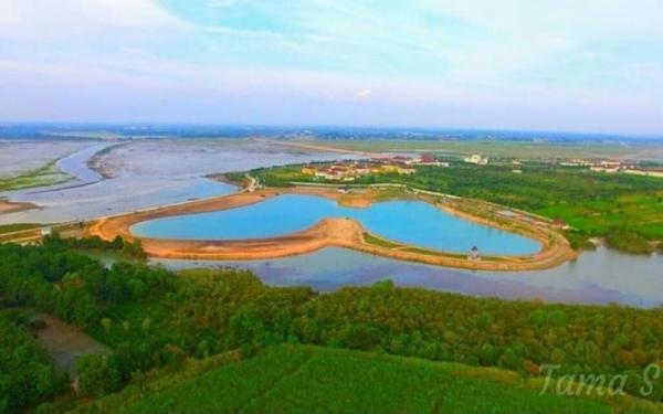 Danau Teluk Seruo juga berada di Tanjung Senai tepatnya di belakang Komplek Perkantoran Pemkab Ogan Ilir. (Foto: Instagram/@muhamadiman.budiutama)