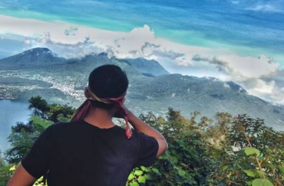 gunung catur (Foto: Instagram/simon_john17)