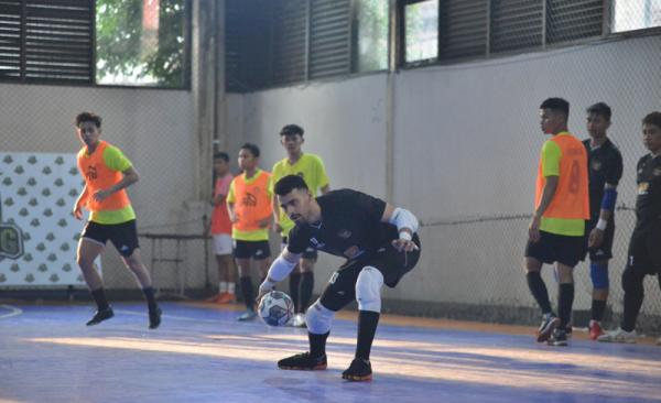 Timnas Futsal Indonesia Timnas Indonesia diberi target juara AFF Futsal Championship 2021. Sang pelatih Kensuke Takahashi tak merasa terbebani. (Foto: MNC Media)