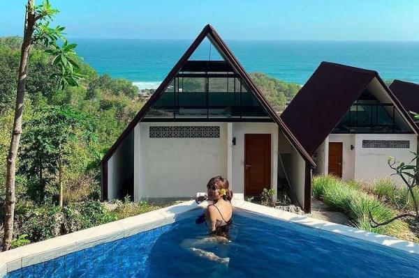 Radika Paradise Villa and Citage menjadi tempat menginap di Gunungkidul yang menawarkan panorama keindahan alamnya. (Foto: IG/Radika Paradise)