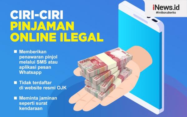 Infografis Ciri-ciri Pinjol Ilegal