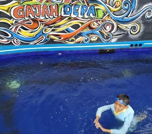 Gajah Depa Kolam renang terdekat di Sumedang, Gajah Depa. (Foto: IG khalfanikhiar)