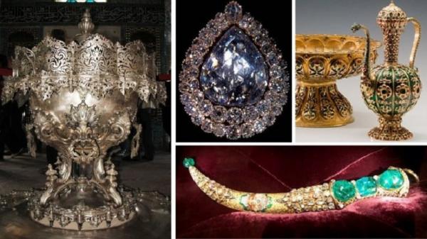 Harta karun Ahmad Shah, yang diseburt curian dari Nadir Shah. (Foto: Istimewa)