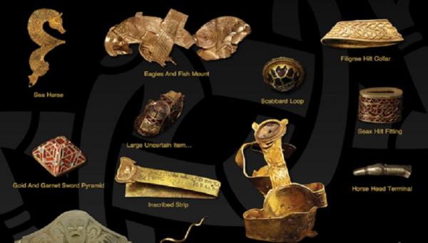 Harta karun Staffordshire Hoard. (Foto: flickr)
