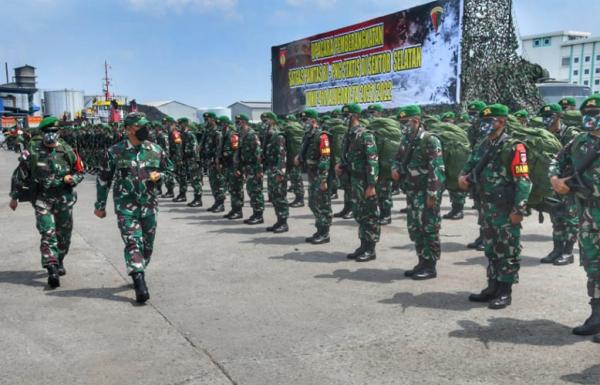 Lepas Prajurit Alugoro ke Papua, Pangdam: Kamu adalah Tentara Diponegoro, saat Operasi Harus Garang